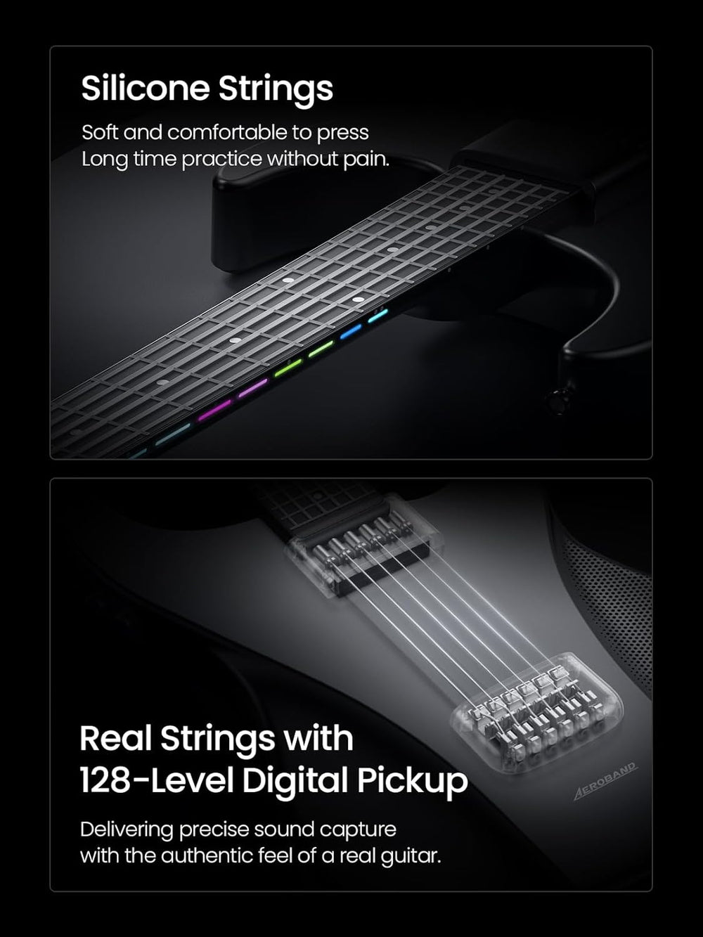 Portable Smart Silicone-String Guitar